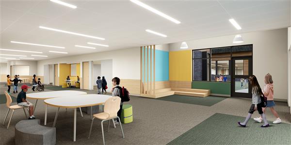 classroom porch rendering